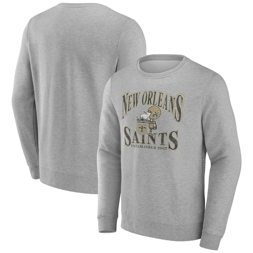 New Orleans Saints Playability Pullover Sweatshirt Gray