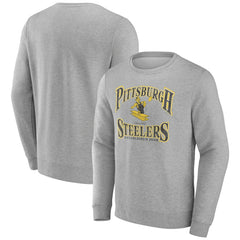 Pittsburgh Steelers Playability Pullover Sweatshirt Gray
