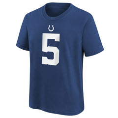 Nike Anthony Richardson Sr. Indianapolis Colts Youth Player Name & Number T-Shirt Royal