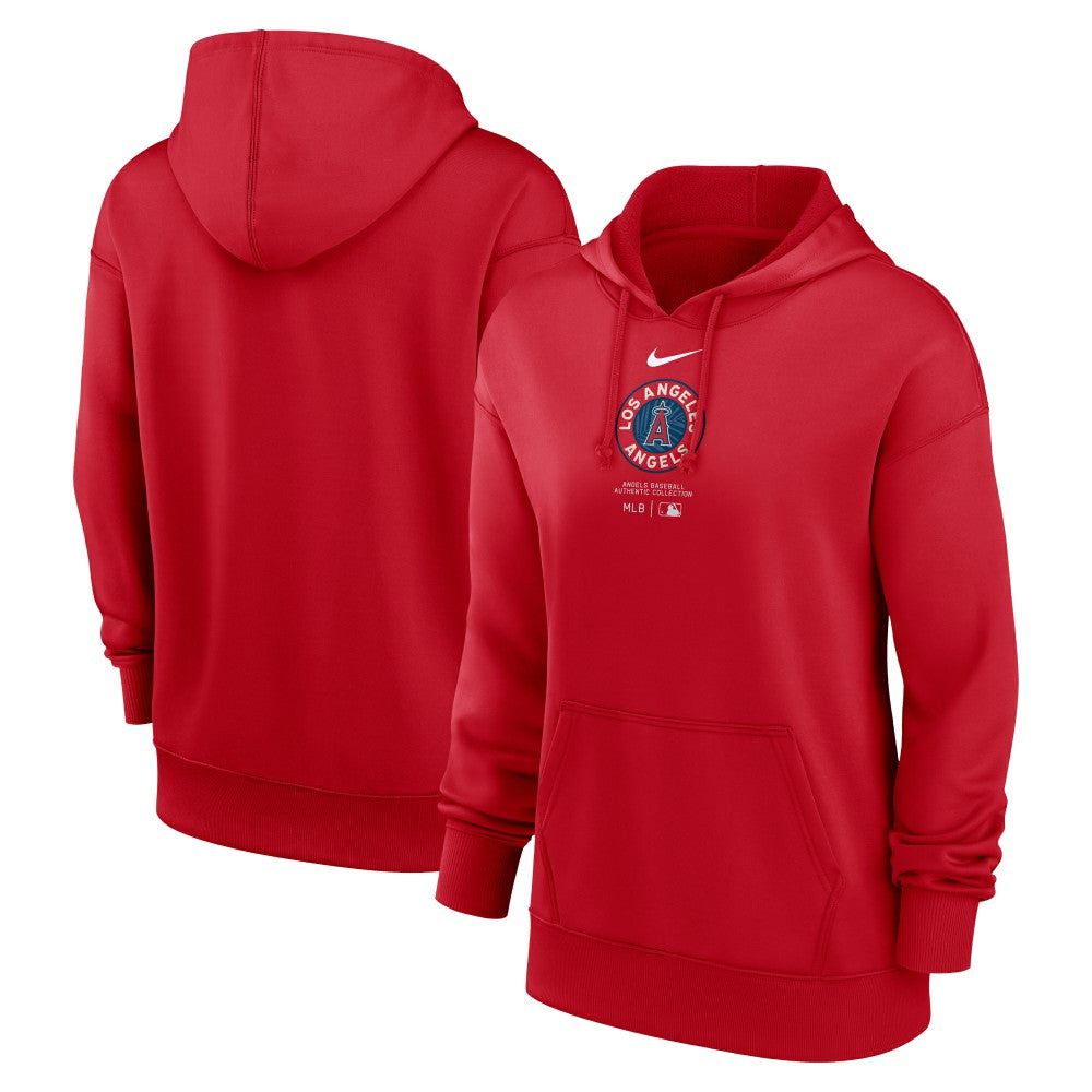 Los Angeles Angels Nike Women's City Connect Practice Performance Pullover Hoodie - Red - Nike Sale