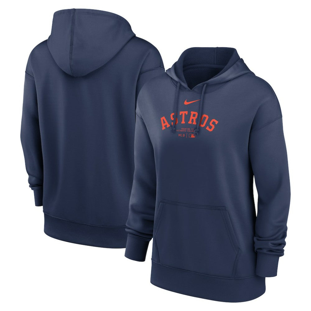 Houston Astros Nike Women's Authentic Collection Performance Pullover Hoodie - Navy - Nike Discount
