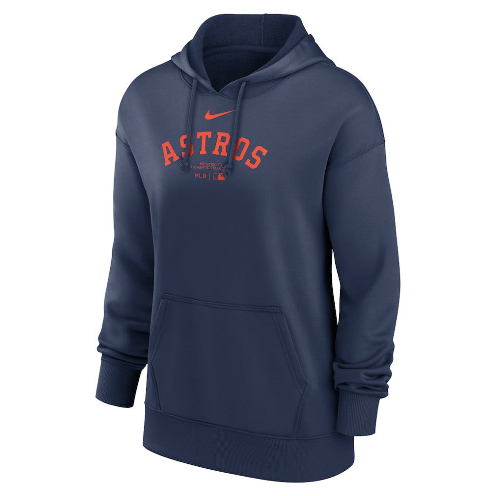 Houston Astros Nike Women's Authentic Collection Performance Pullover Hoodie - Navy - Nike Discount