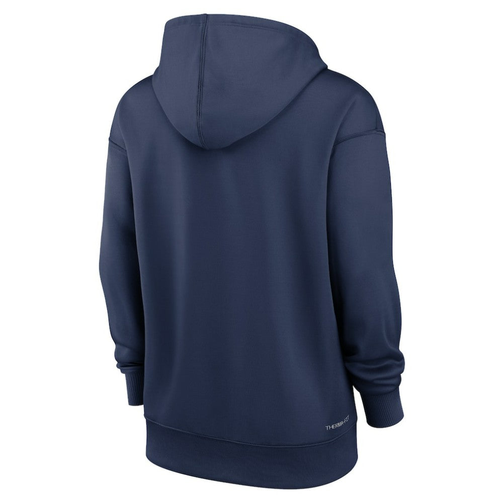 Seattle Mariners Nike Women's Authentic Collection Performance Pullover Hoodie - Navy - Nike Discount