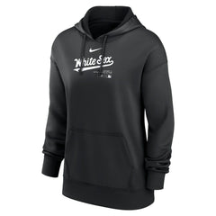 Chicago White Sox Nike Women's Authentic Collection Performance Pullover Hoodie - Black - Nike Lifestyle