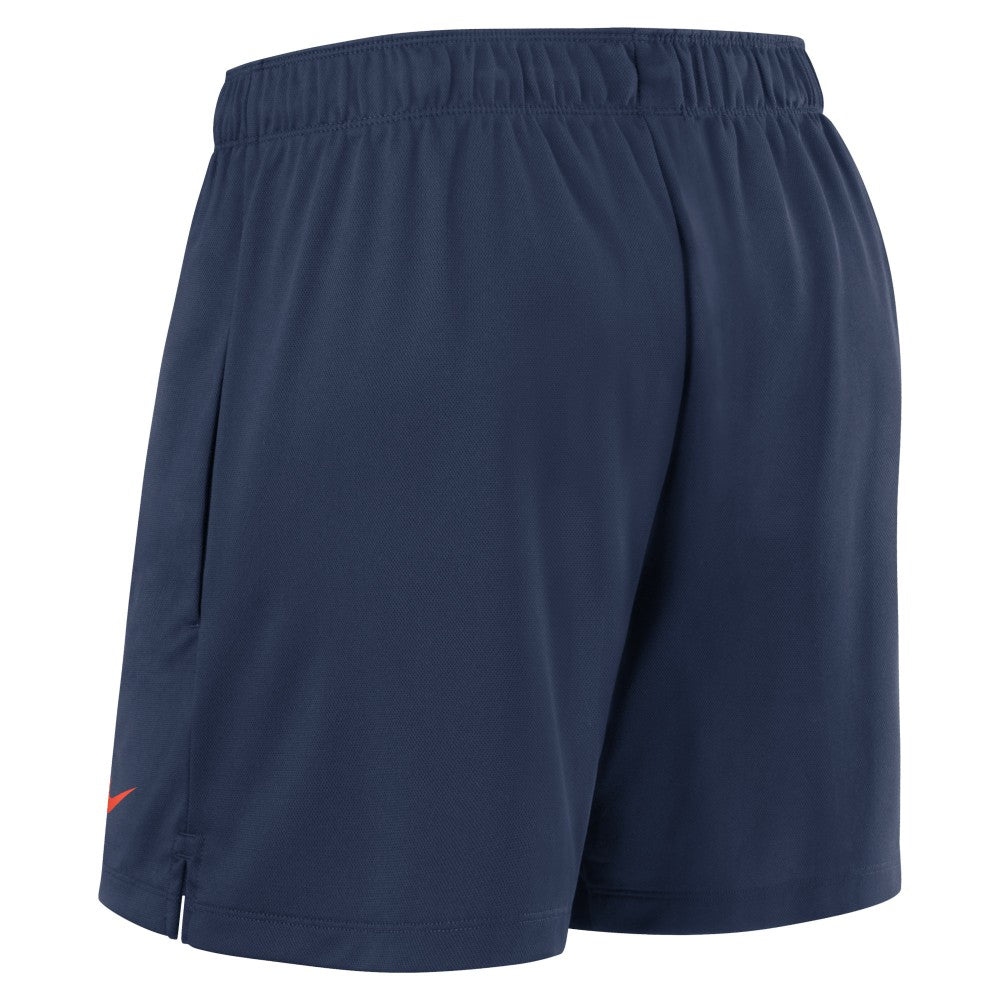 Houston Astros Nike Women's Authentic Collection Knit Shorts - Navy - Nike Lifestyle