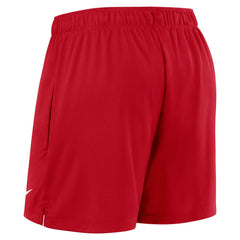 Los Angeles Angels Nike Women's Authentic Collection Knit Shorts - Red - Nike on Sale