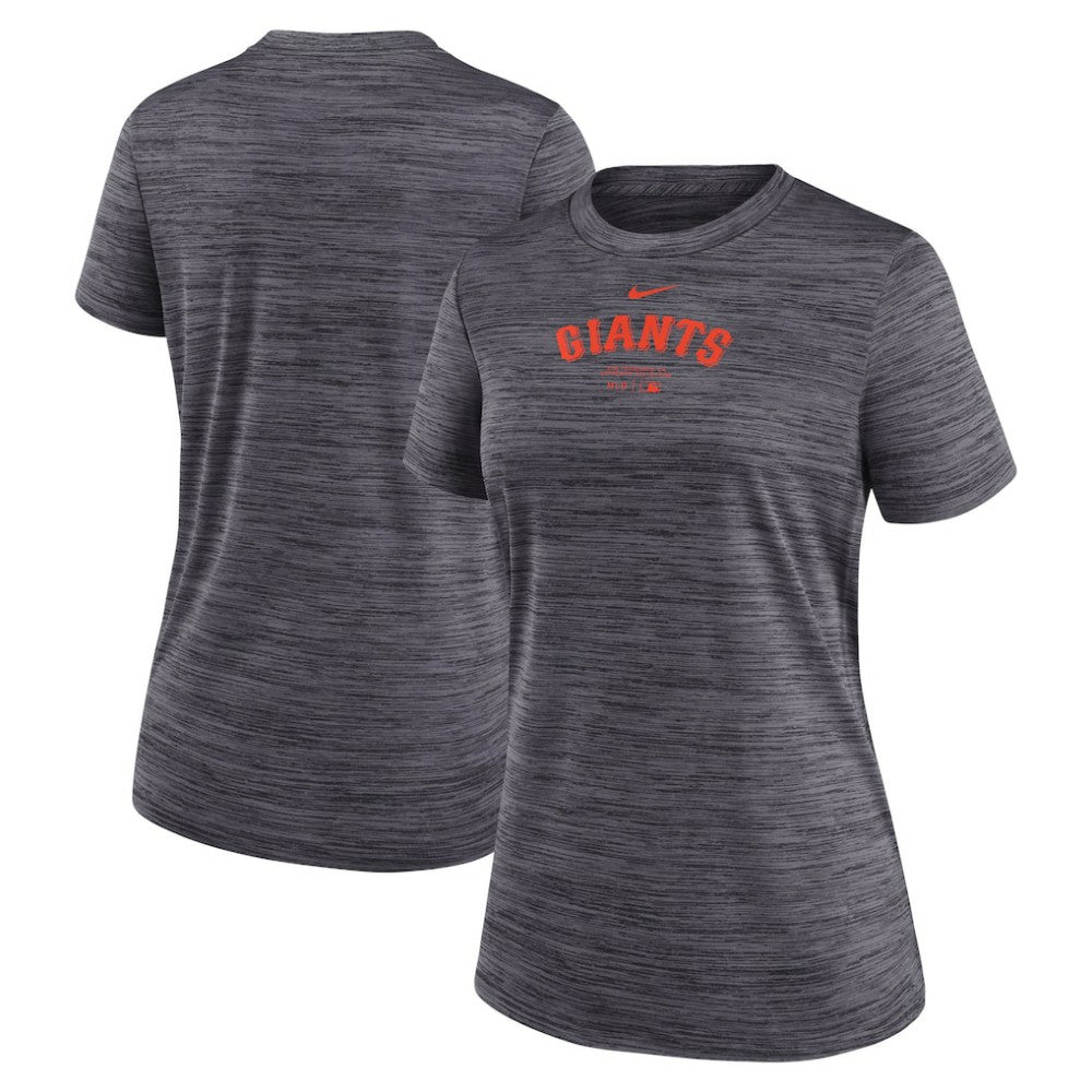 San Francisco Giants Nike Women's Authentic Collection Velocity Performance T-Shirt - Black - Nike on Sale