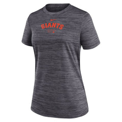 San Francisco Giants Nike Women's Authentic Collection Velocity Performance T-Shirt - Black - Nike on Sale