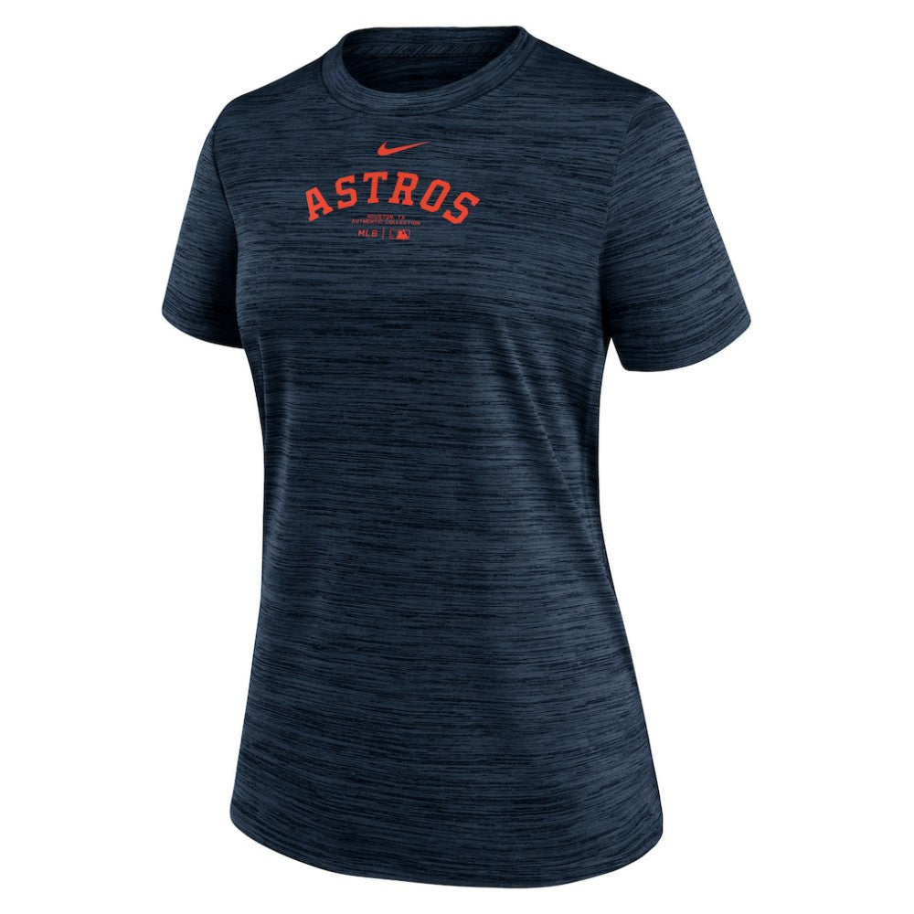 Houston Astros Nike Women's Authentic Collection Velocity Performance T-Shirt - Navy - Nike Sale
