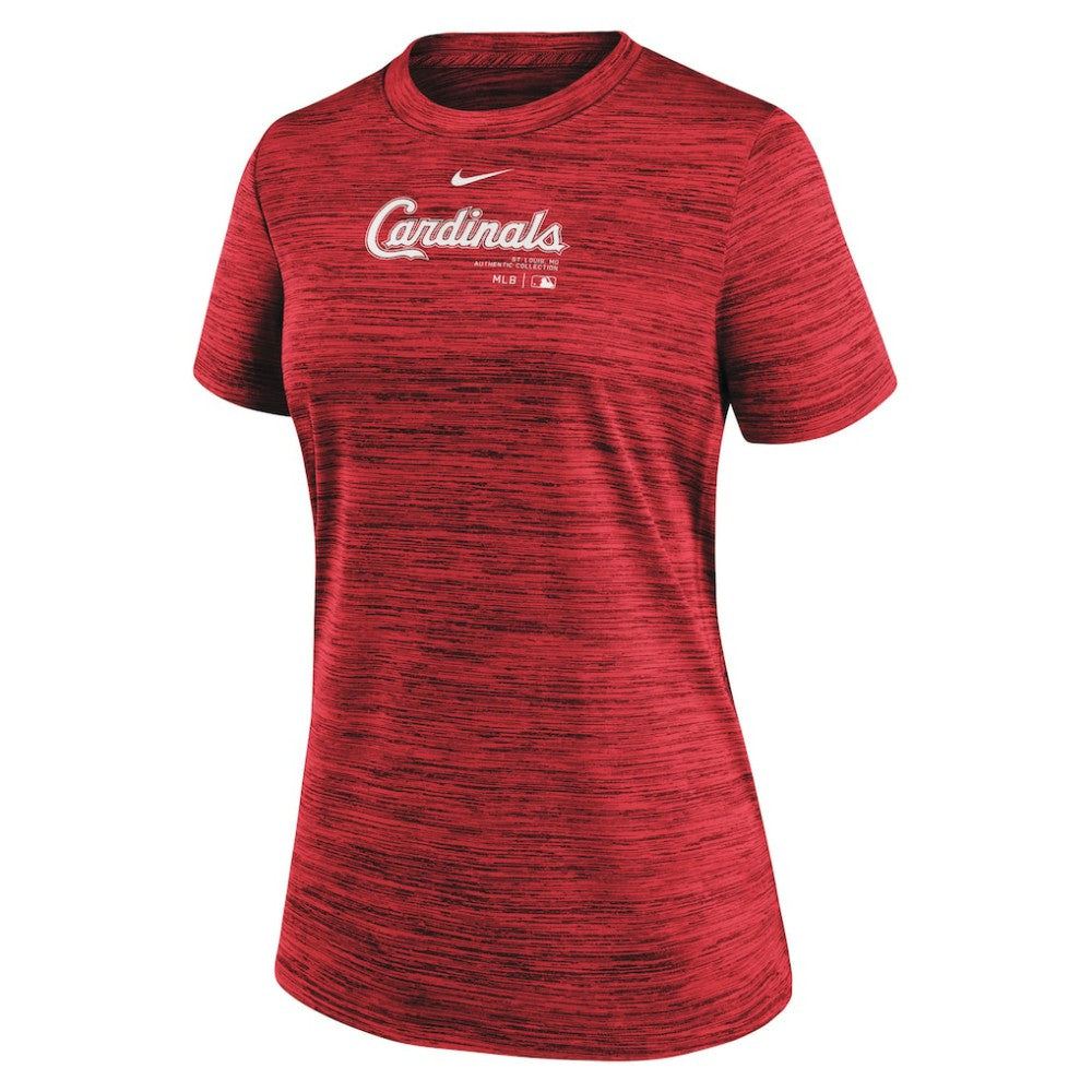 St. Louis Cardinals Nike Women's Authentic Collection Velocity Performance T-Shirt - Red - Nike Online