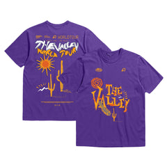 Phoenix Suns Bleacher Report x  Unisex World Tour T-Shirt Purple | Mitchell & Ness