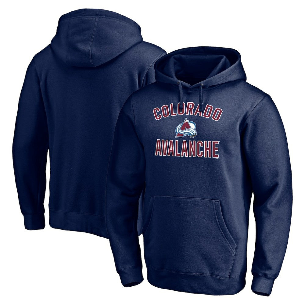 Colorado Avalanche Victory Arch Pullover Hoodie - Navy - NHL 200131636