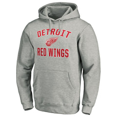 Detroit Red Wings Victory Arch Pullover Hoodie - Gray - NHL 200131639