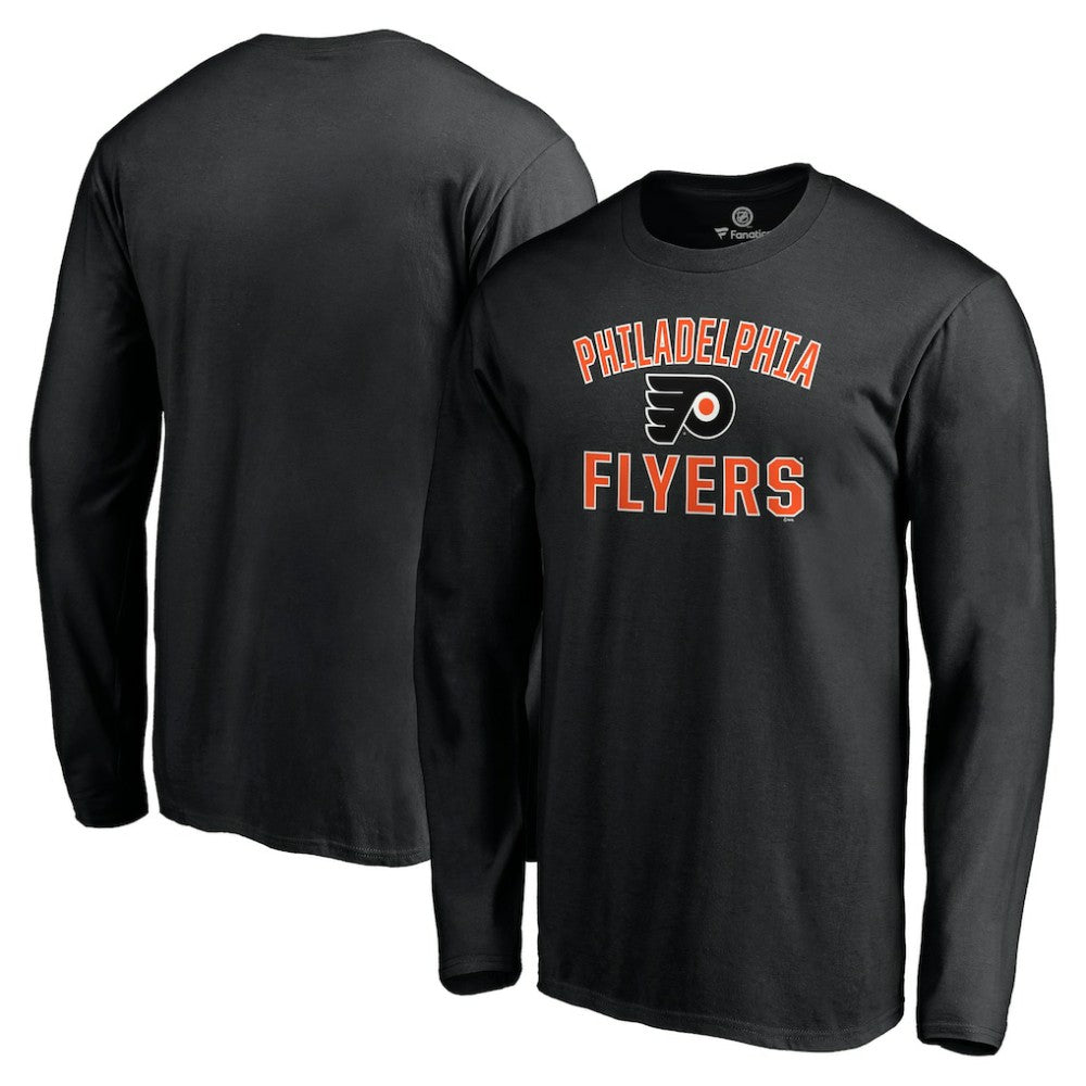 Philadelphia Flyers Victory Arch Long Sleeve T-Shirt - Black - NHL 200131642