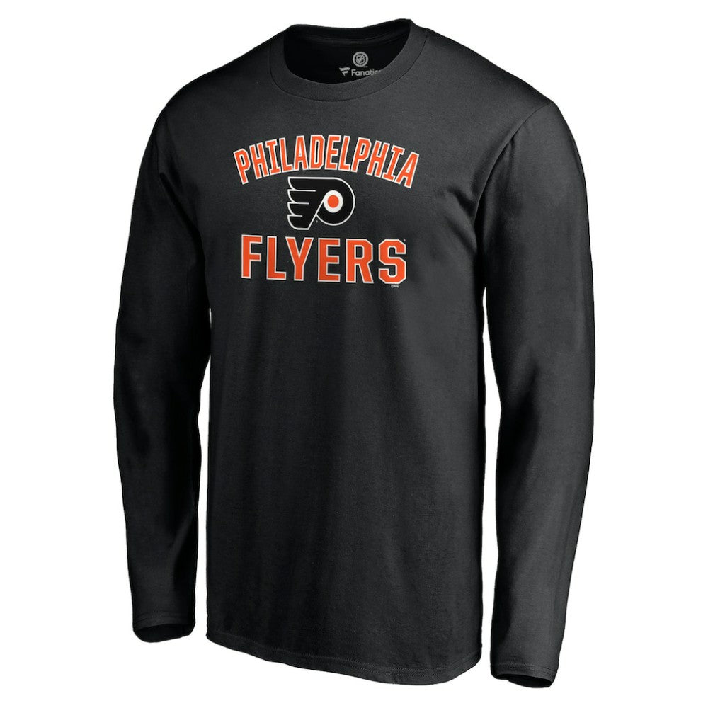 Philadelphia Flyers Victory Arch Long Sleeve T-Shirt - Black - NHL 200131642