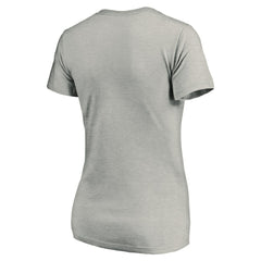 Seattle Kraken Women's Primary Logo V-Neck T-Shirt - Gray - NHL 200131667