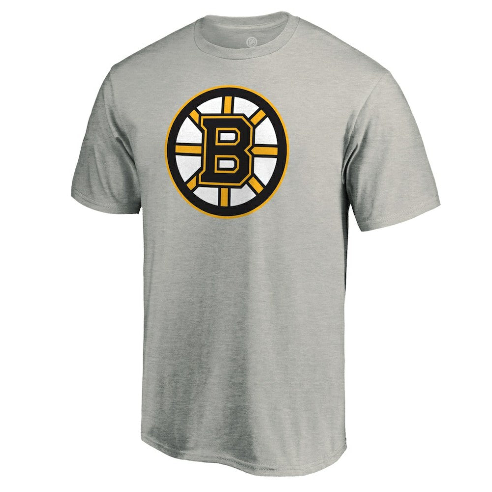 Boston Bruins Primary Logo T-Shirt - Heather Gray - NHL 200131670