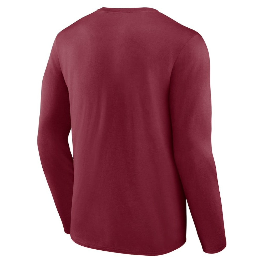 Colorado Avalanche Primary Logo Long Sleeve T-Shirt - Burgundy - NHL 200131723