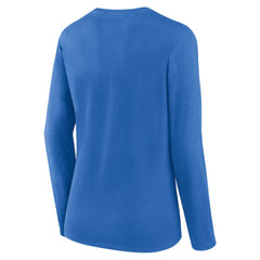 Fanatics Los Angeles Chargers Women's Plus Size Foiled Play Long Sleeve T-Shirt Powder Blue