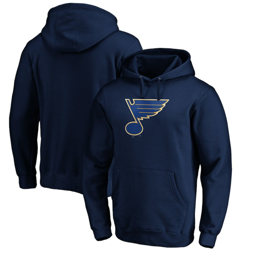 St. Louis Blues Primary Logo Pullover Hoodie - Navy - NHL 200131917