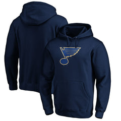 St. Louis Blues Primary Logo Pullover Hoodie - Navy - NHL 200131917