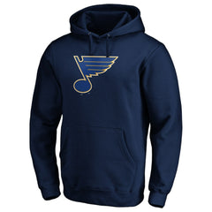 St. Louis Blues Primary Logo Pullover Hoodie - Navy - NHL 200131917