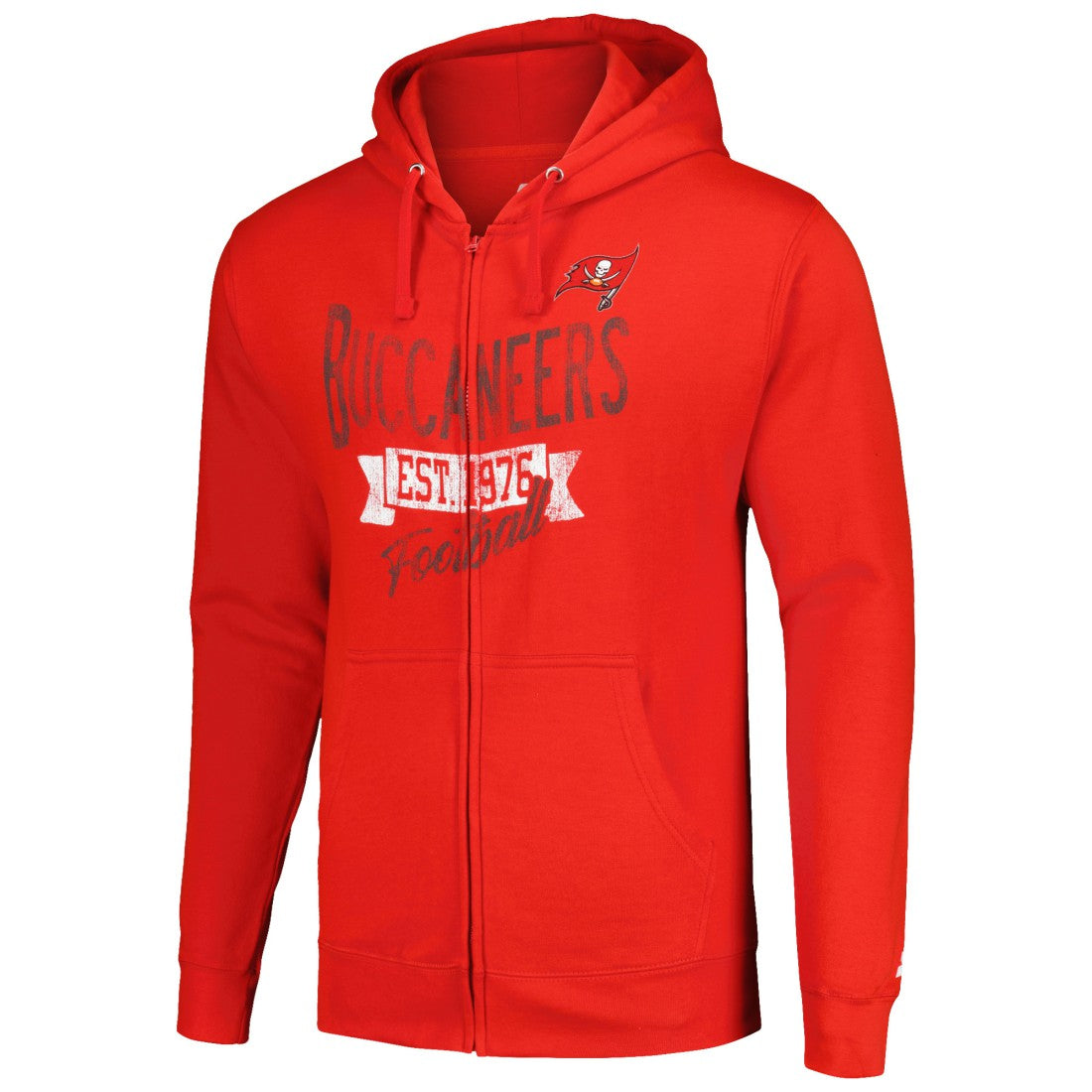 Tampa Bay Buccaneers Starter Domestic Post Season Full-Zip Hoodie Red