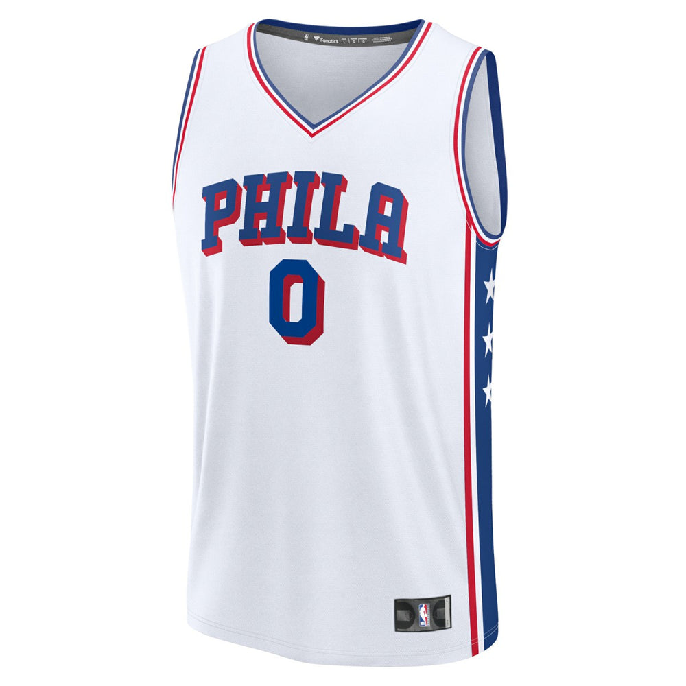 Tyrese Maxey Philadelphia 76ers Fast Break Replica Player Jersey Association Edition White | Fanatics Lifestyle