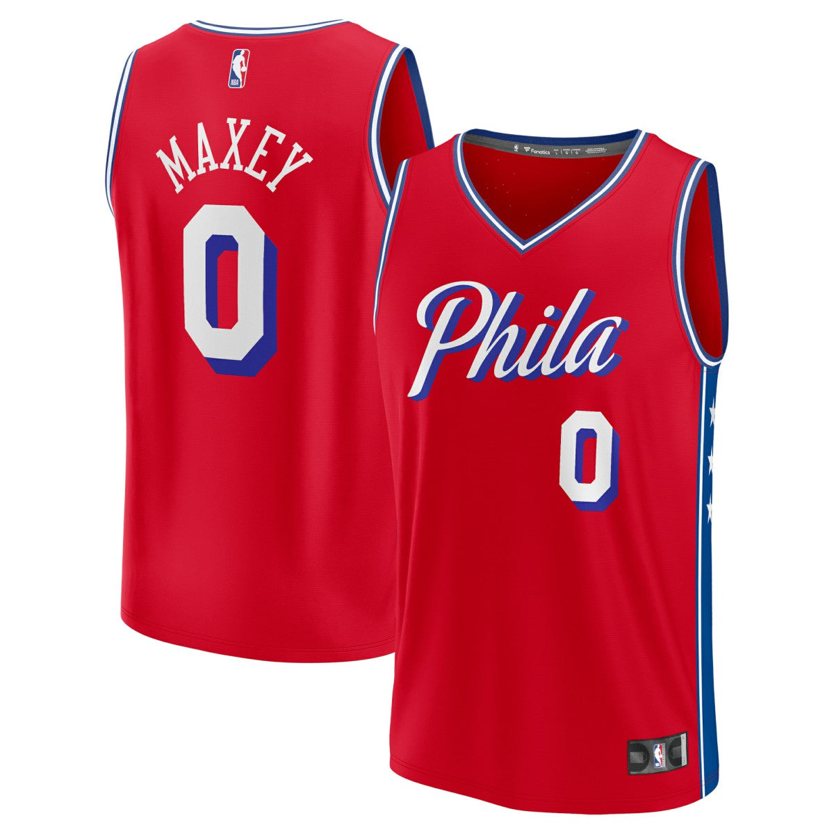 Tyrese Maxey Philadelphia 76ers Youth Fast Break Player Jersey Statement Edition Red | Fanatics for sale