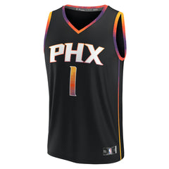 Devin Booker Phoenix Suns Youth Fast Break Player Jersey Statement Edition Black | Fanatics for sale