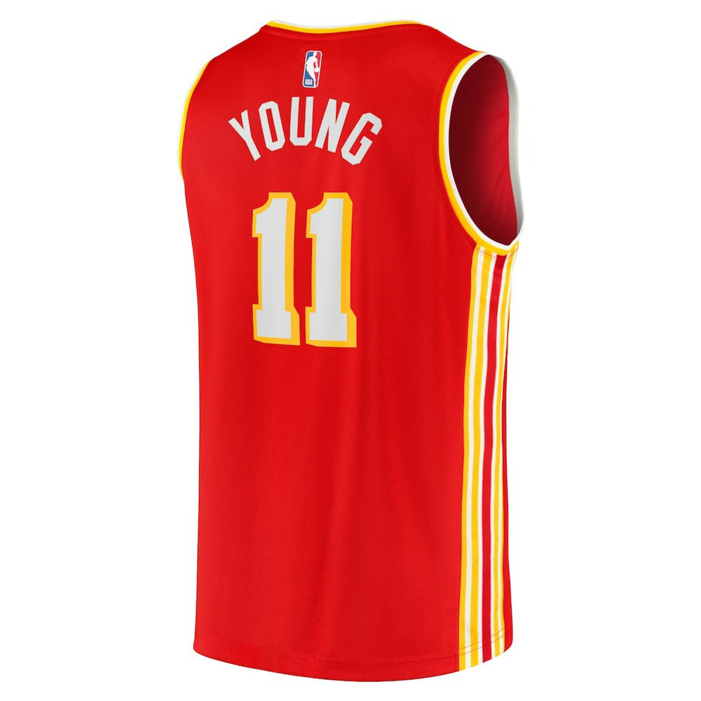 Trae Young Atlanta Hawks Fast Break Replica Jersey Icon Edition Red | Fanatics for sale