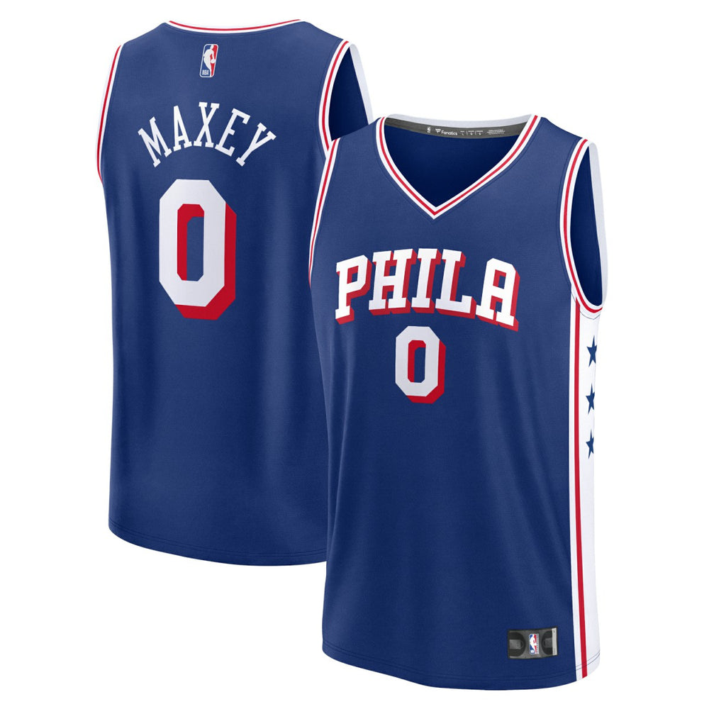 Tyrese Maxey Philadelphia 76ers Fast Break Replica Jersey Icon Edition Royal | Fanatics discount