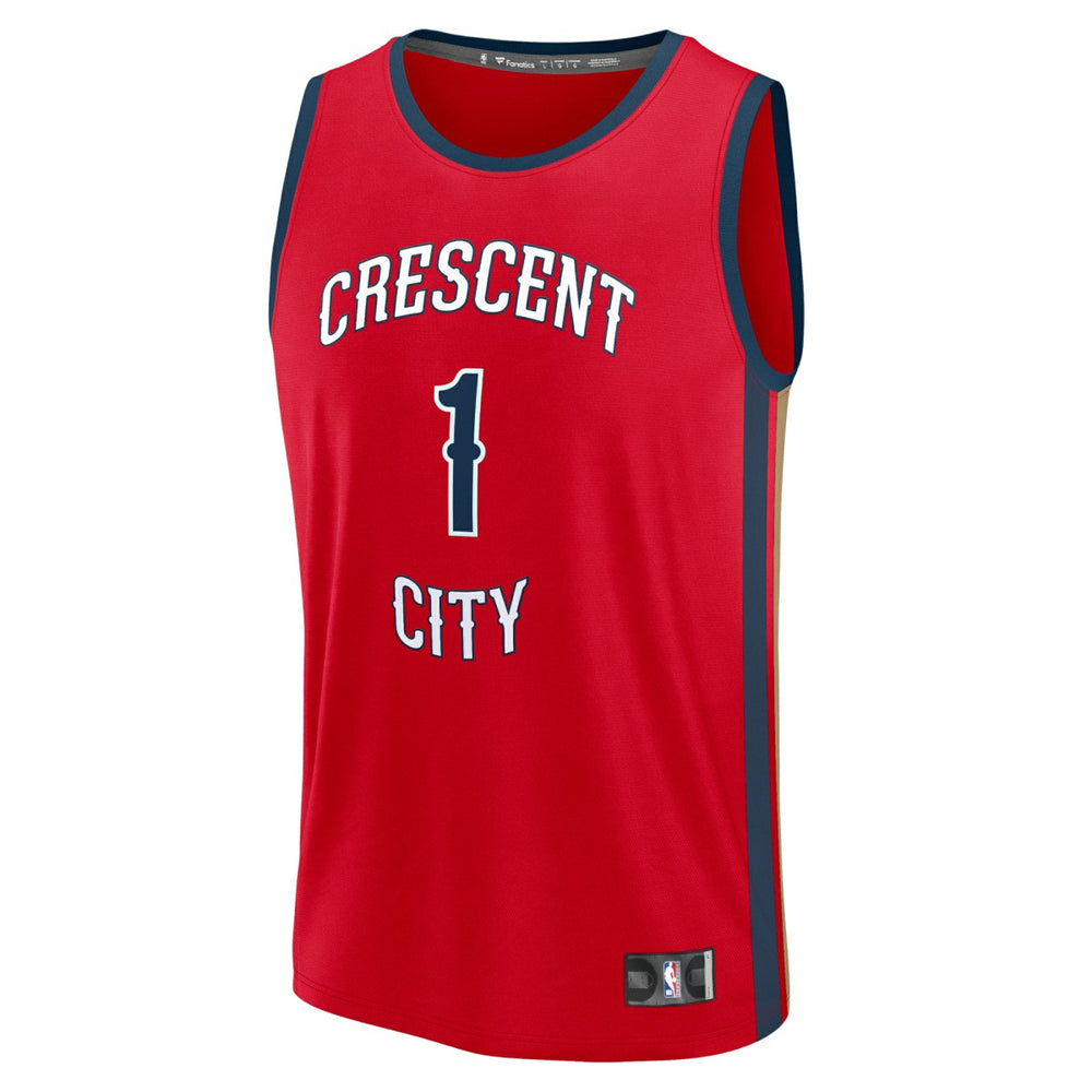 Zion Williamson New Orleans Pelicans Fast Break Replica Player Jersey Statement Edition Red | Fanatics online