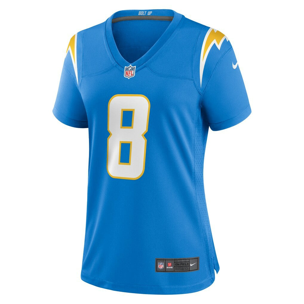 Nike Max Duggan Los Angeles Chargers Women's Team Game Jersey Powder Blue
