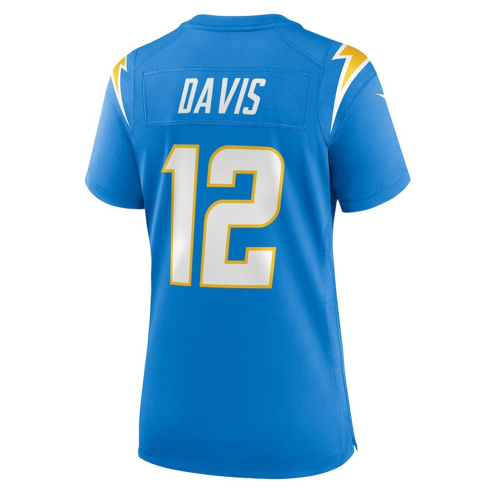 Nike Derius Davis Los Angeles Chargers Women's Team Game Jersey Powder Blue