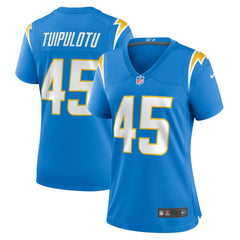 Nike Tuli Tuipulotu Los Angeles Chargers Women's Team Game Jersey Powder Blue