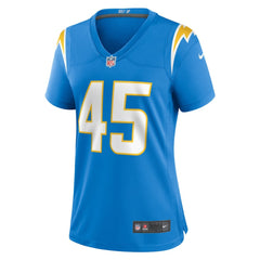 Nike Tuli Tuipulotu Los Angeles Chargers Women's Team Game Jersey Powder Blue