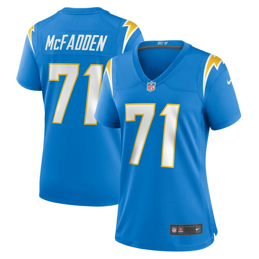 Nike Jordan McFadden Los Angeles Chargers Women's Team Game Jersey Powder Blue