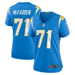 Nike Jordan McFadden Los Angeles Chargers Women's Team Game Jersey Powder Blue