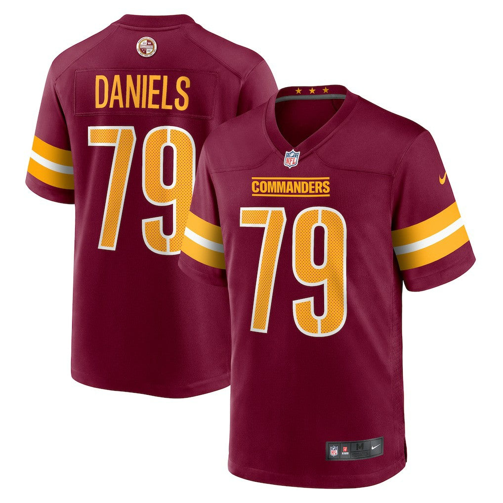 Nike Braeden Daniels Washington Commanders Team Game Jersey Burgundy