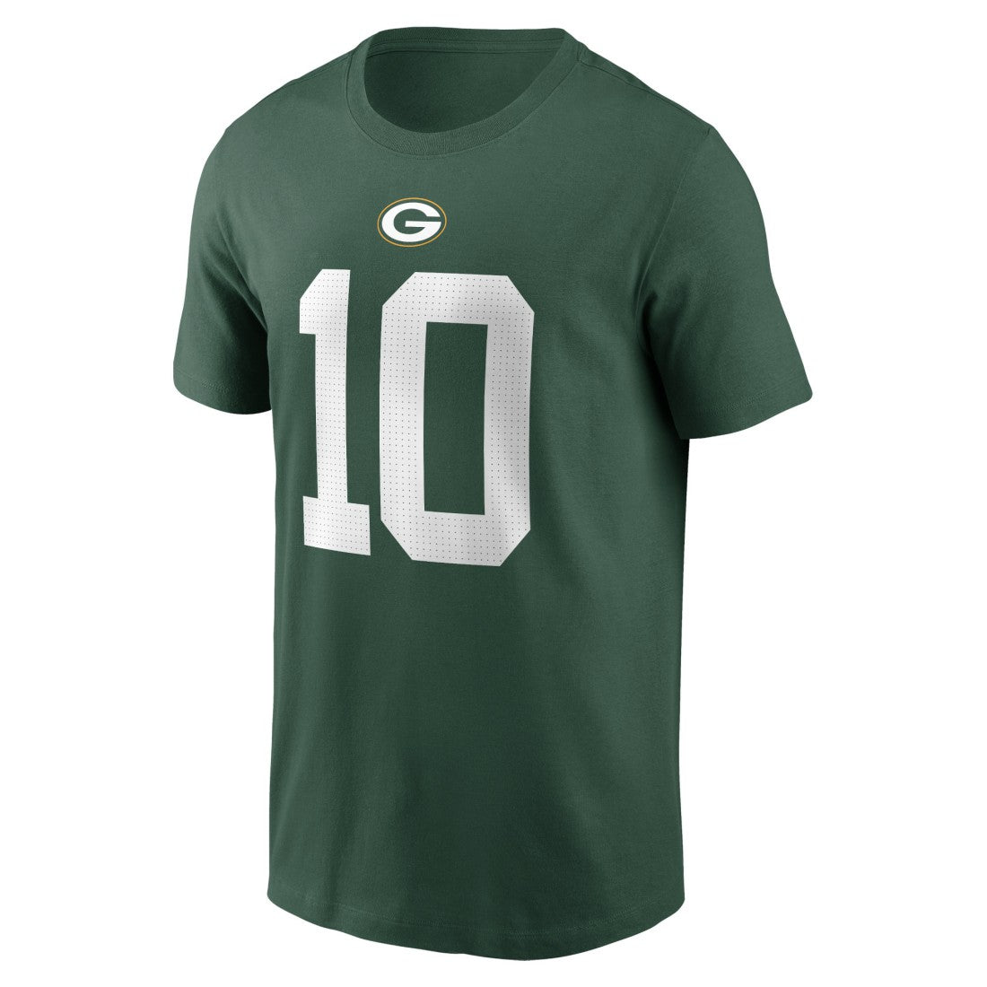 Nike Jordan Love Green Bay Packers Player Name & Number T-Shirt Green