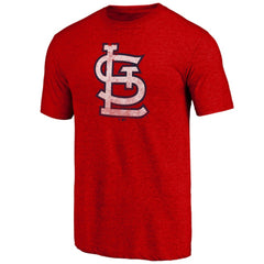St. Louis Cardinals Greatest Dad Tri-Blend T-Shirt - Heather Red - MLB on Sale