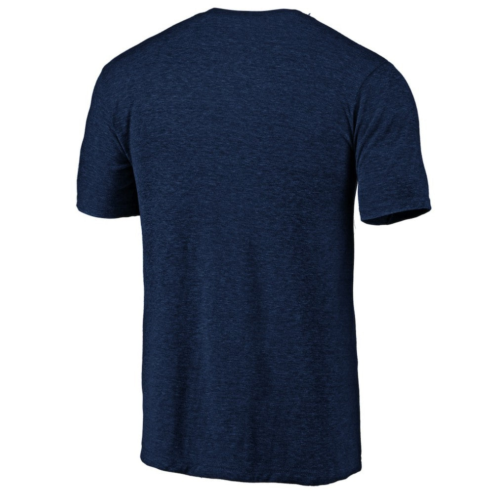 Los Angeles Angels Official Logo Tri-Blend T-Shirt - Heather Navy - MLB Online