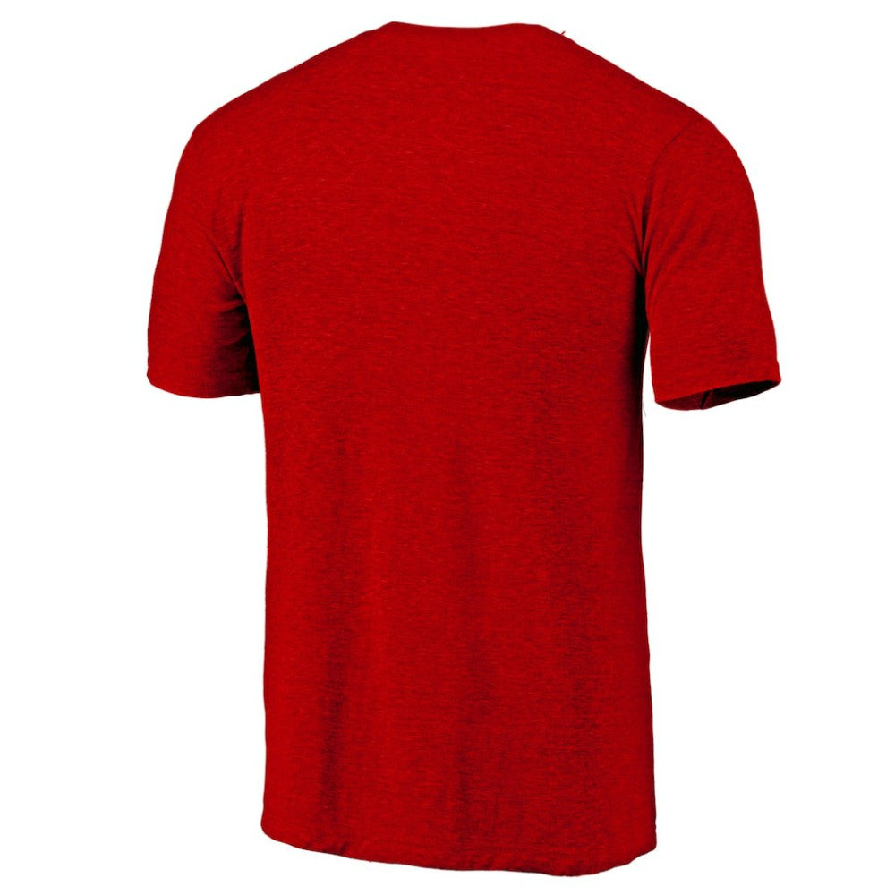 Philadelphia Phillies Official Logo Tri-Blend T-Shirt - Heather Red - MLB on Sale