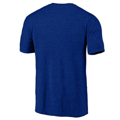 Texas Rangers Official Logo Tri-Blend T-Shirt - Heather Royal - MLB on Sale