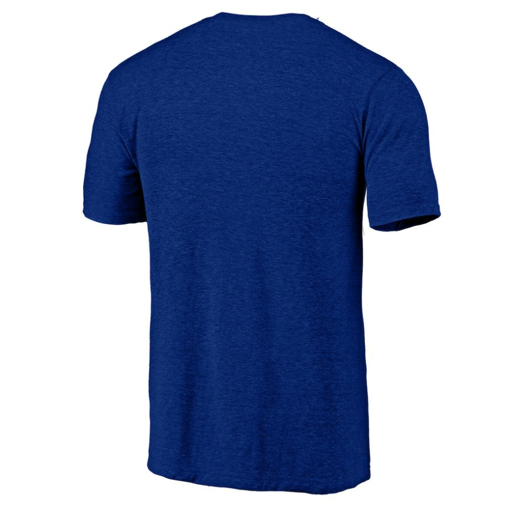 Toronto Blue Jays Official Logo Tri-Blend T-Shirt - Heather Royal - MLB Discount