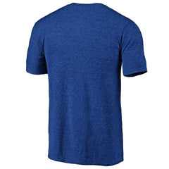 Philadelphia Phillies Official Logo Tri-Blend T-Shirt - Heather Royal - MLB Lifestyle