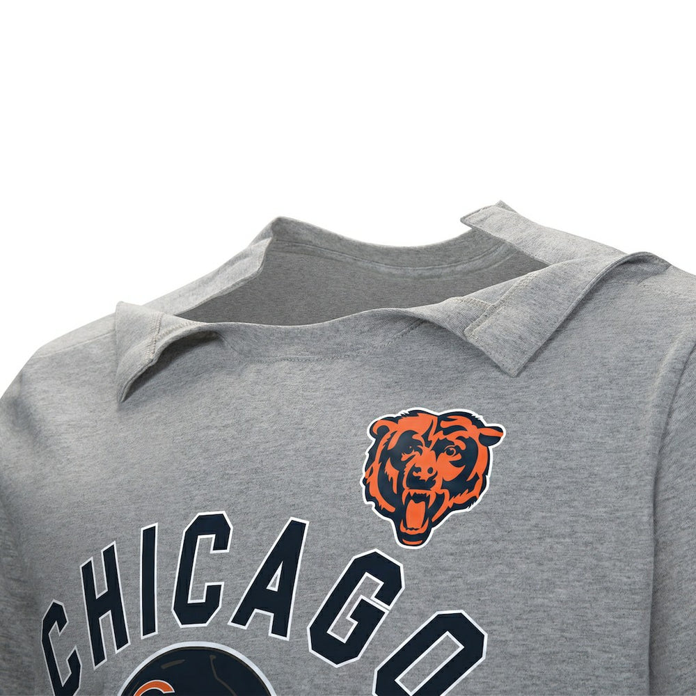 Chicago Bears Tackle Adaptive T-Shirt Gray