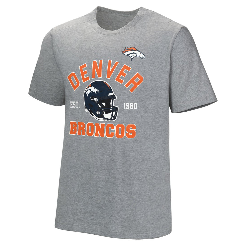 Denver Broncos Tackle Adaptive T-Shirt Gray