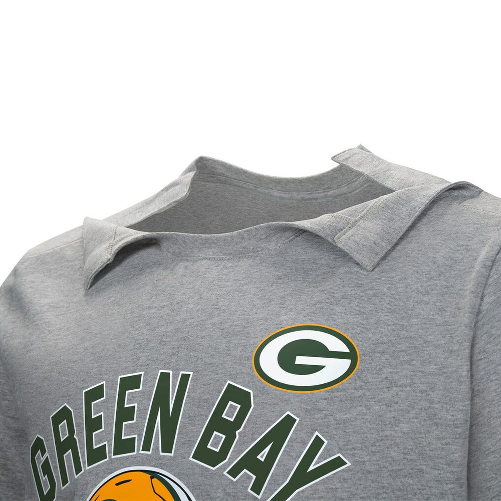 Green Bay Packers Tackle Adaptive T-Shirt Gray